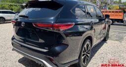 TOYOTA HIGHLANDER XSE 2022 NEGRO