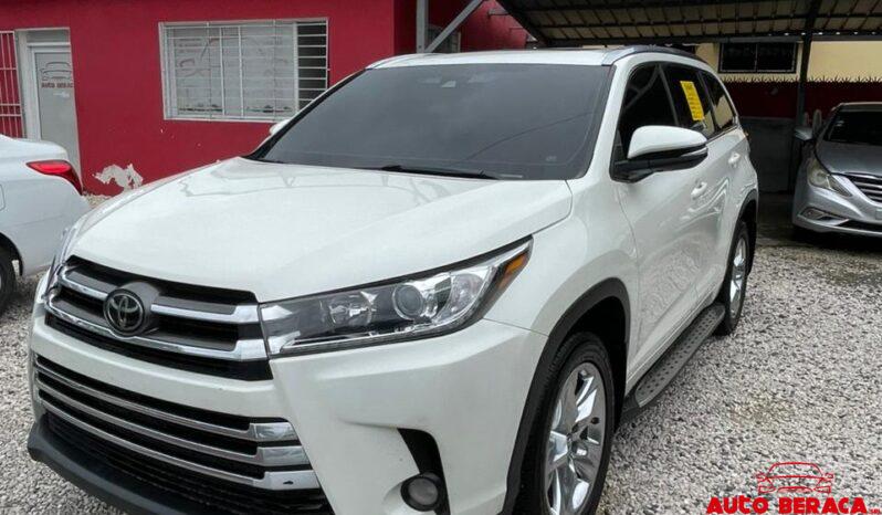 Toyota Highlander Limited 2017 lleno
