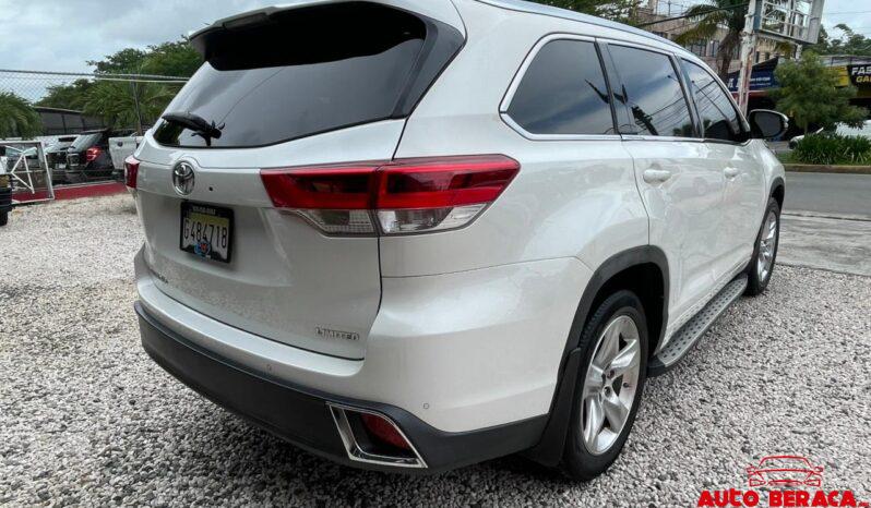 Toyota Highlander Limited 2017 lleno